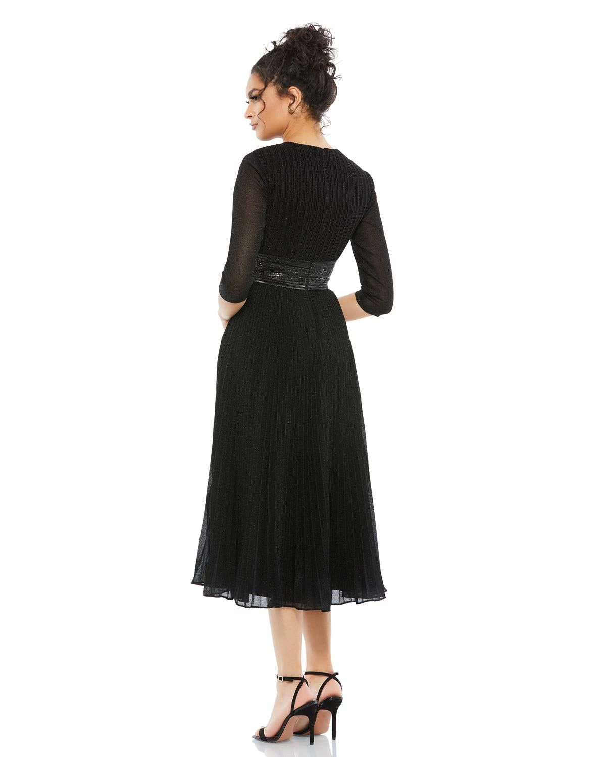 Pleated Midi Dress sold by Lord & Taylor product image thumbnail 2