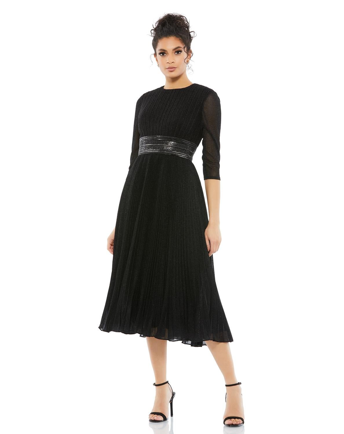 Pleated Midi Dress sold by Lord & Taylor product image thumbnail 4