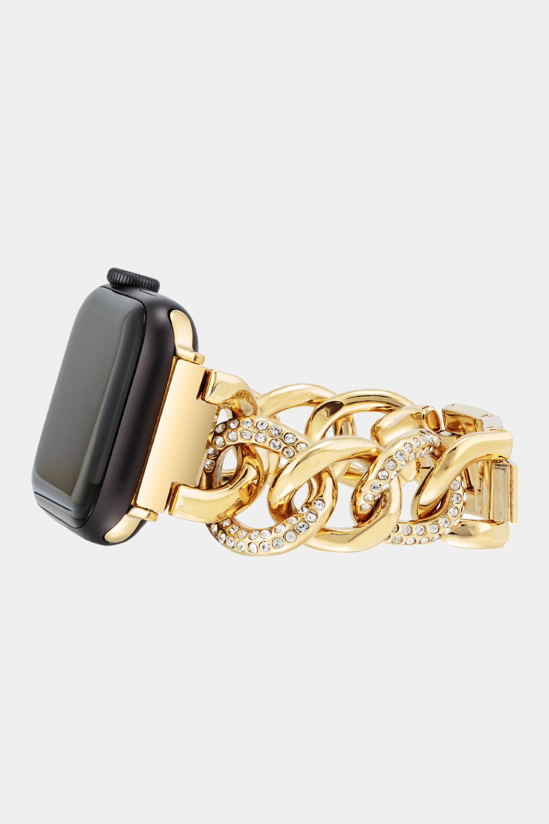 Metal and Preciosa Maxima Crystal Accented Chain Link Bracelet compatible Apple Watch sold by Lord & Taylor product image thumbnail 2