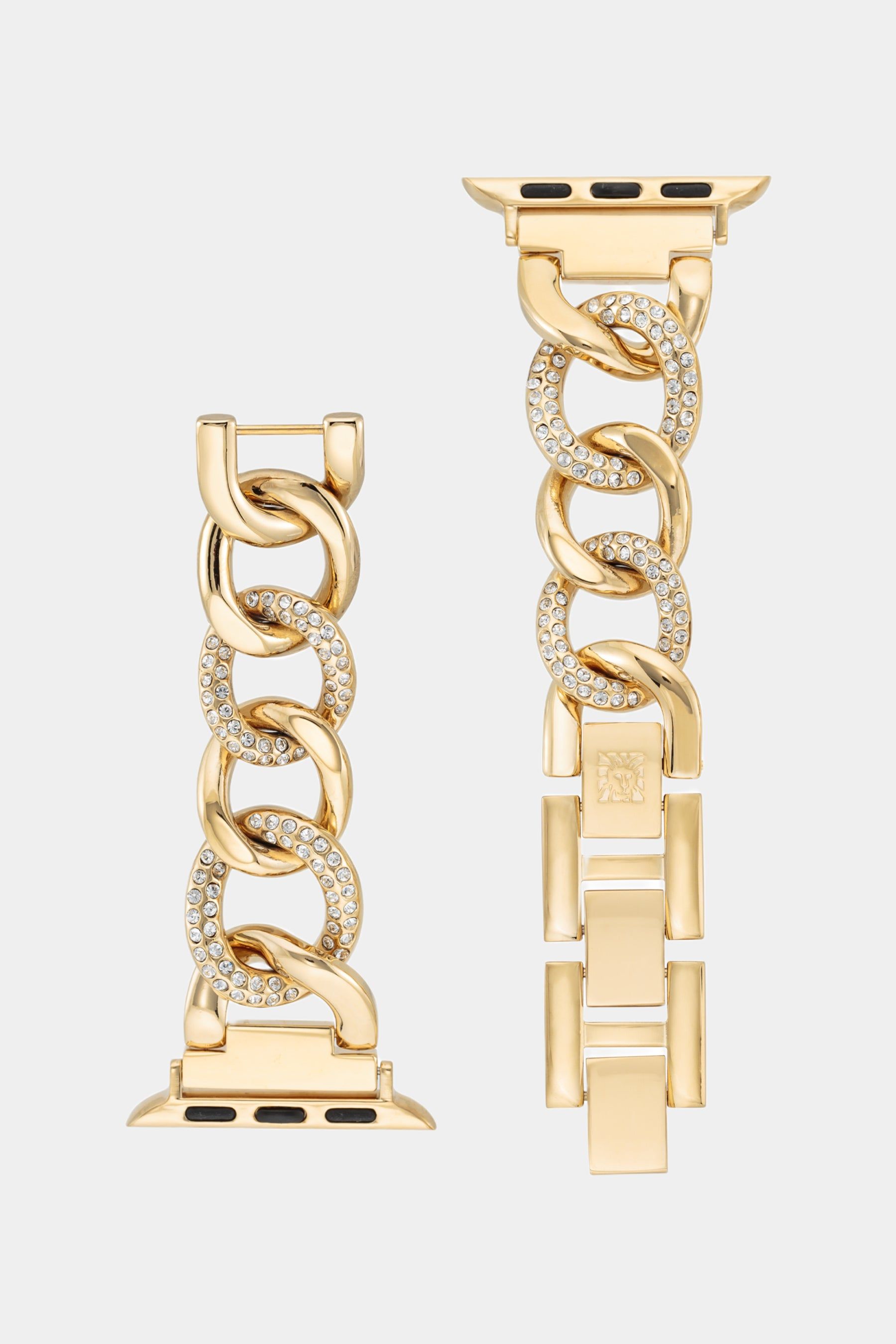 Metal and Preciosa Maxima Crystal Accented Chain Link Bracelet compatible Apple Watch sold by Lord & Taylor product image thumbnail 3