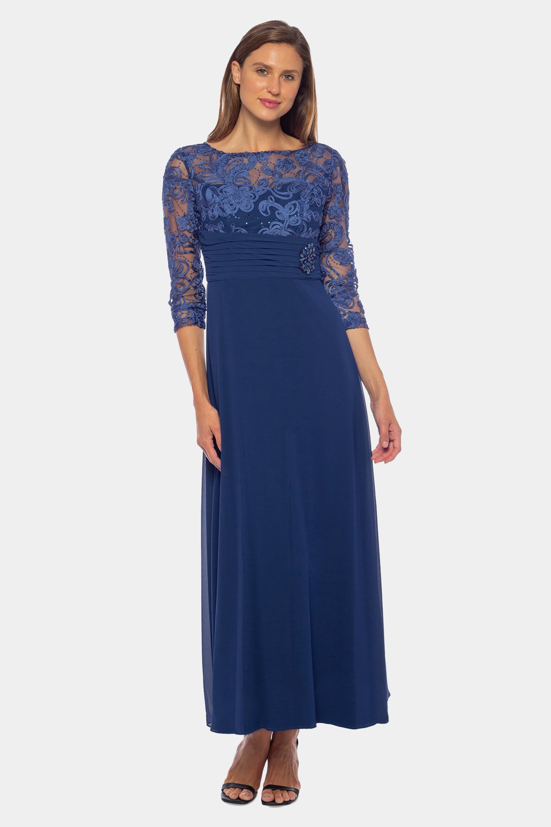 Quarter Sleeve Long Gown sold by Lord & Taylor