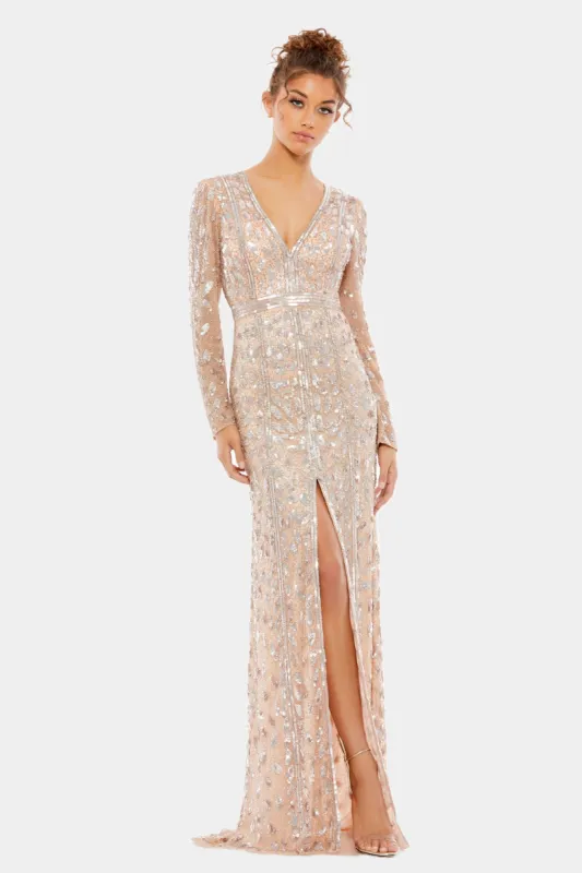 Beaded A-Line Gown sold by Lord & Taylor