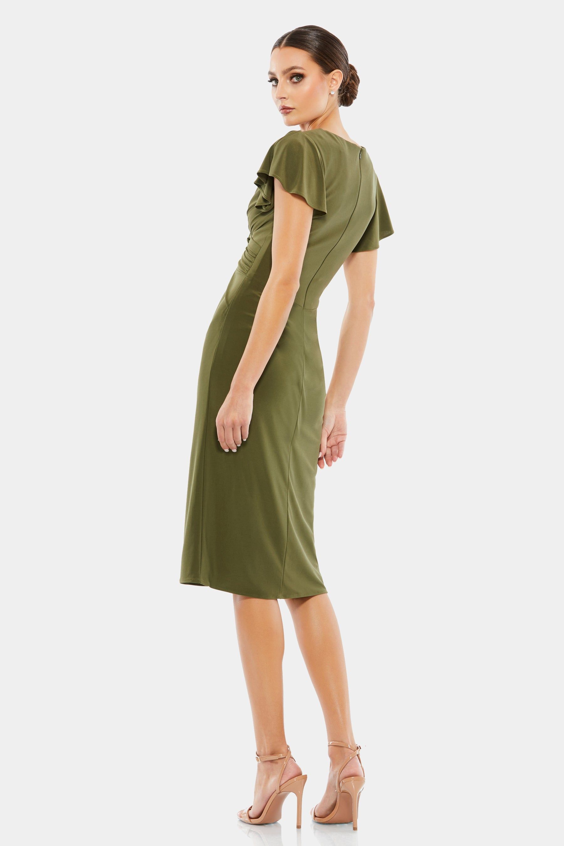 Flounce Sleeve Midi Dress sold by Lord & Taylor product image thumbnail 5