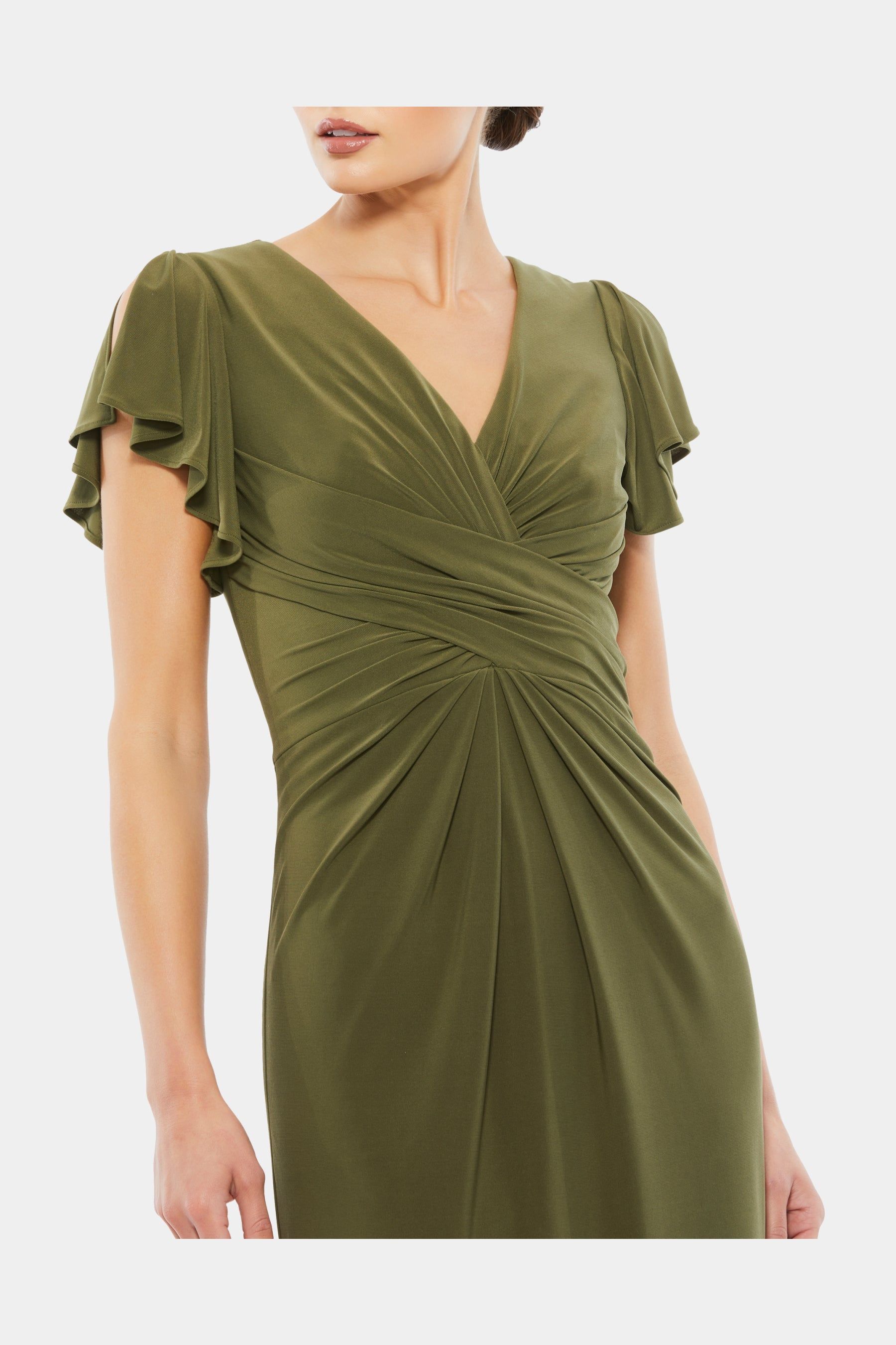 Flounce Sleeve Midi Dress sold by Lord & Taylor product image thumbnail 2