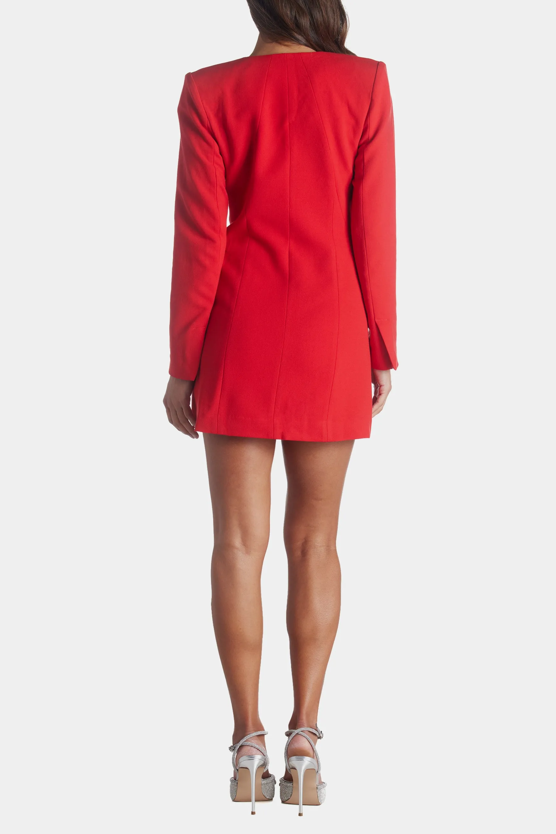 Deep V-Neck Blazer Mini Dress sold by Lord & Taylor product image thumbnail 3