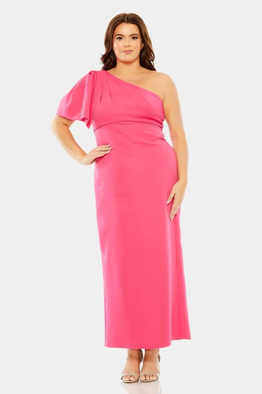 One Shoulder Crepe Dress sold by Lord & Taylor