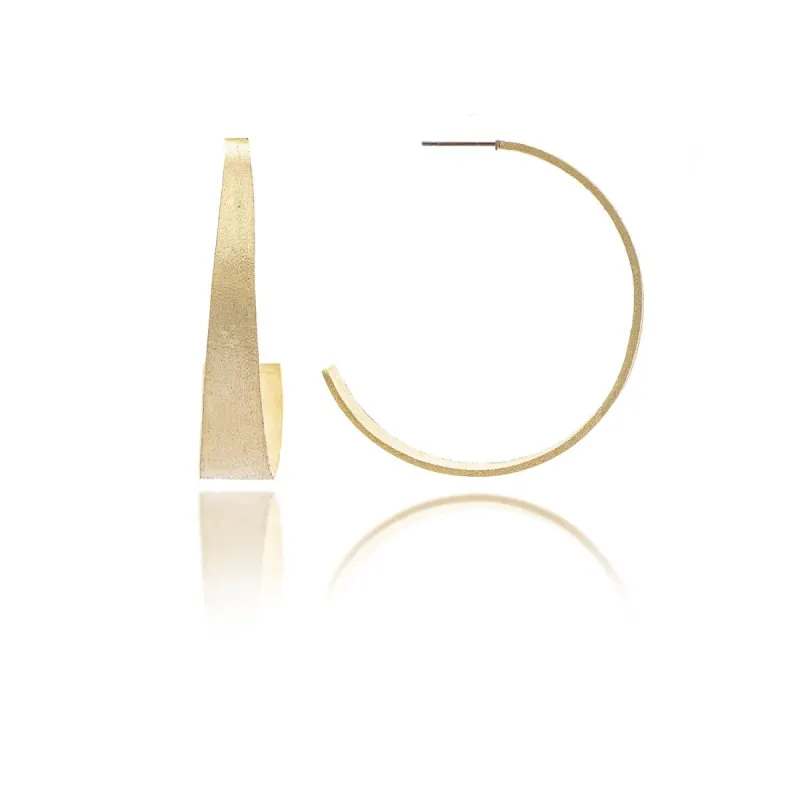 Satin  Hoop Earrings sold by Lord & Taylor