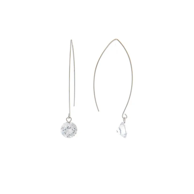 Cubic Zirconia Threader Earrings sold by Lord & Taylor
