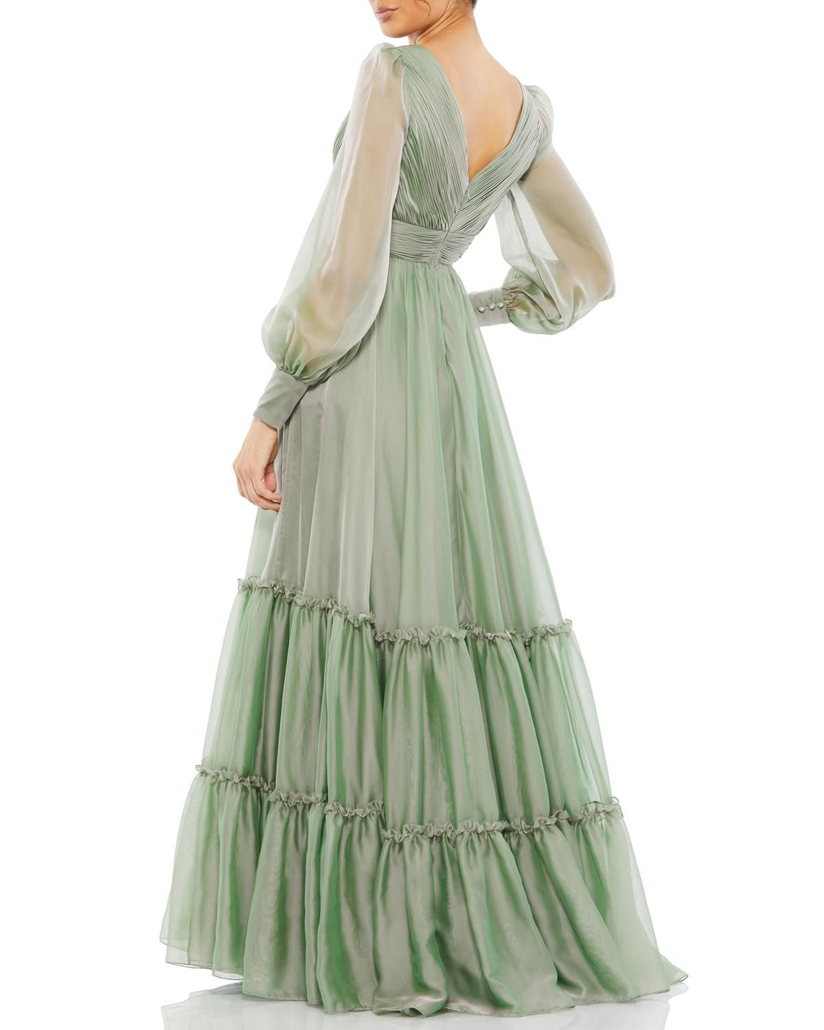 Long Sleeve A-Line Gown sold by Lord & Taylor product image thumbnail 6