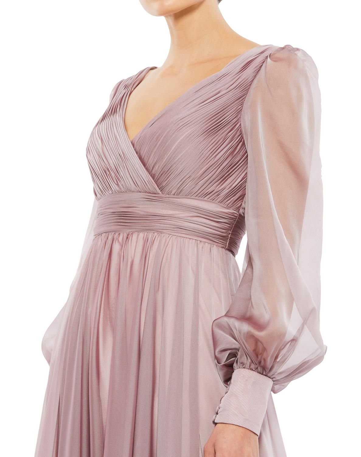 Long Sleeve A-Line Gown sold by Lord & Taylor product image thumbnail 3