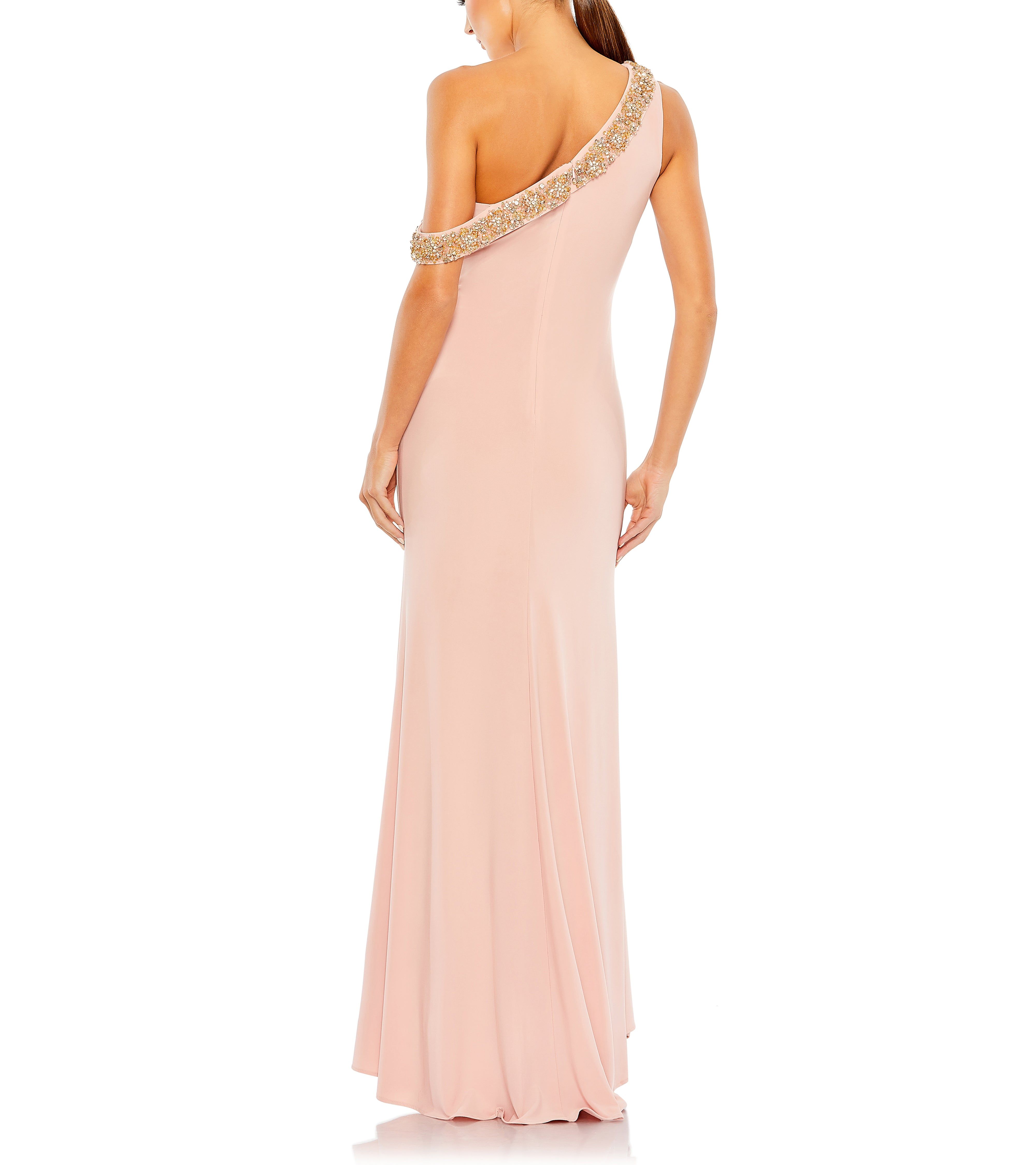 Beaded Drop Shoulder Jersey Gown sold by Lord & Taylor product image thumbnail 4