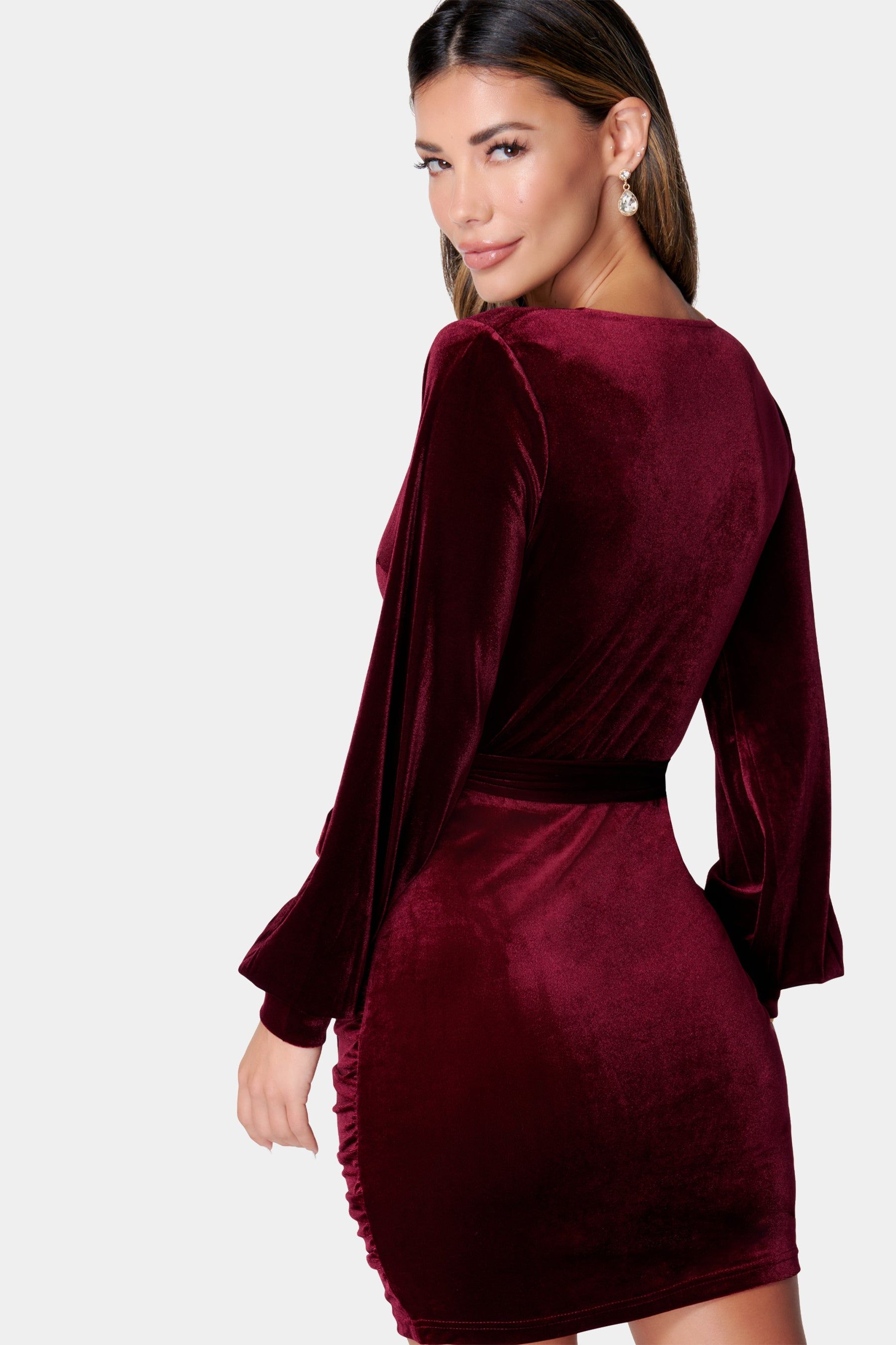 Velvet Utility Mini Dress sold by Lord & Taylor product image thumbnail 3