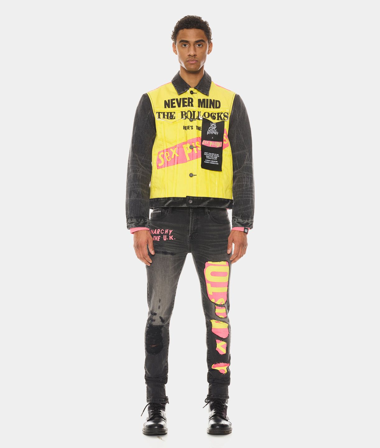 Leather Moto Studded Jacket sold by Lord & Taylor product image thumbnail 4