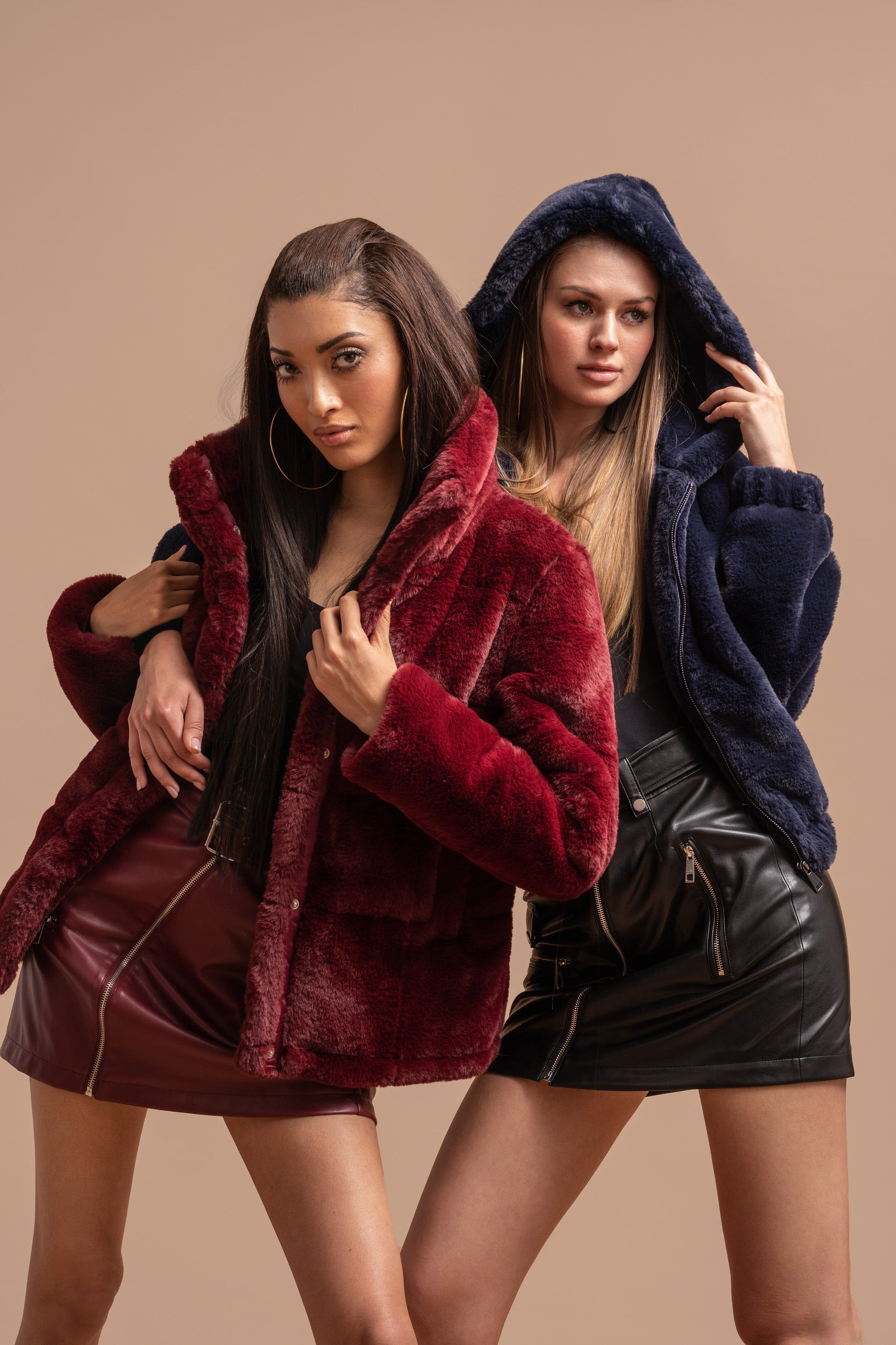 Faux Fur Zip Front Hoodie sold by Lord & Taylor product image thumbnail 10