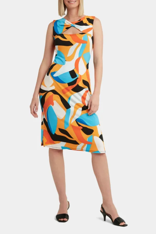 Sleeveless Twist Back Detail Dress sold by Lord & Taylor