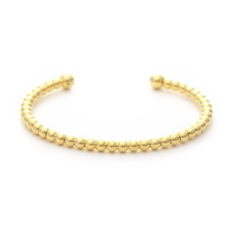 Polished Beaded Bangle sold by Lord & Taylor