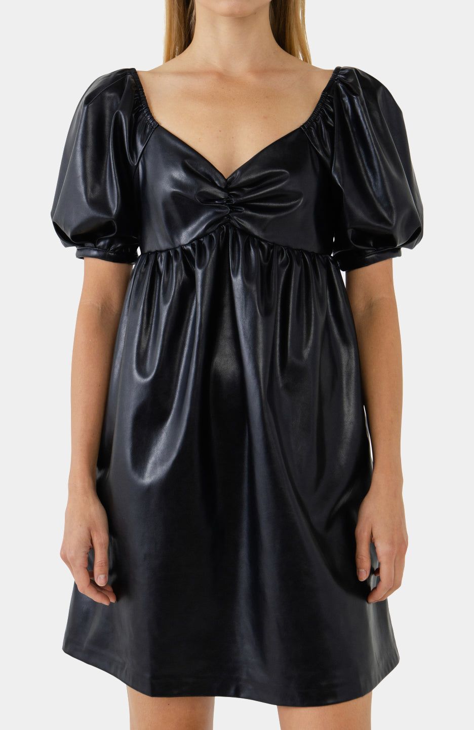 Faux Leather Mini Dress sold by Lord & Taylor product image thumbnail 6
