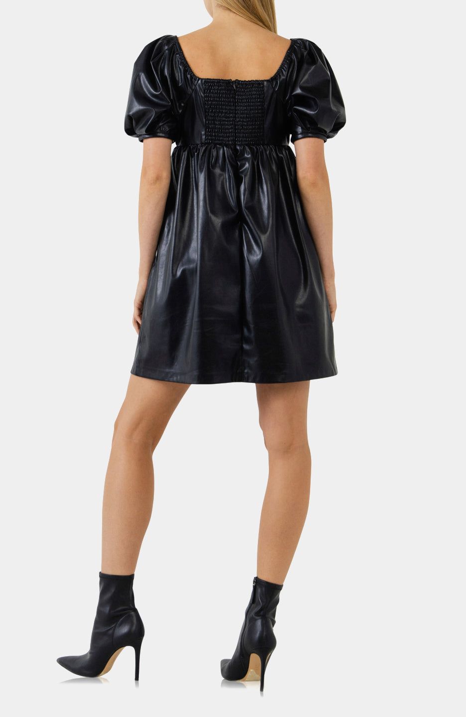 Faux Leather Mini Dress sold by Lord & Taylor product image thumbnail 7