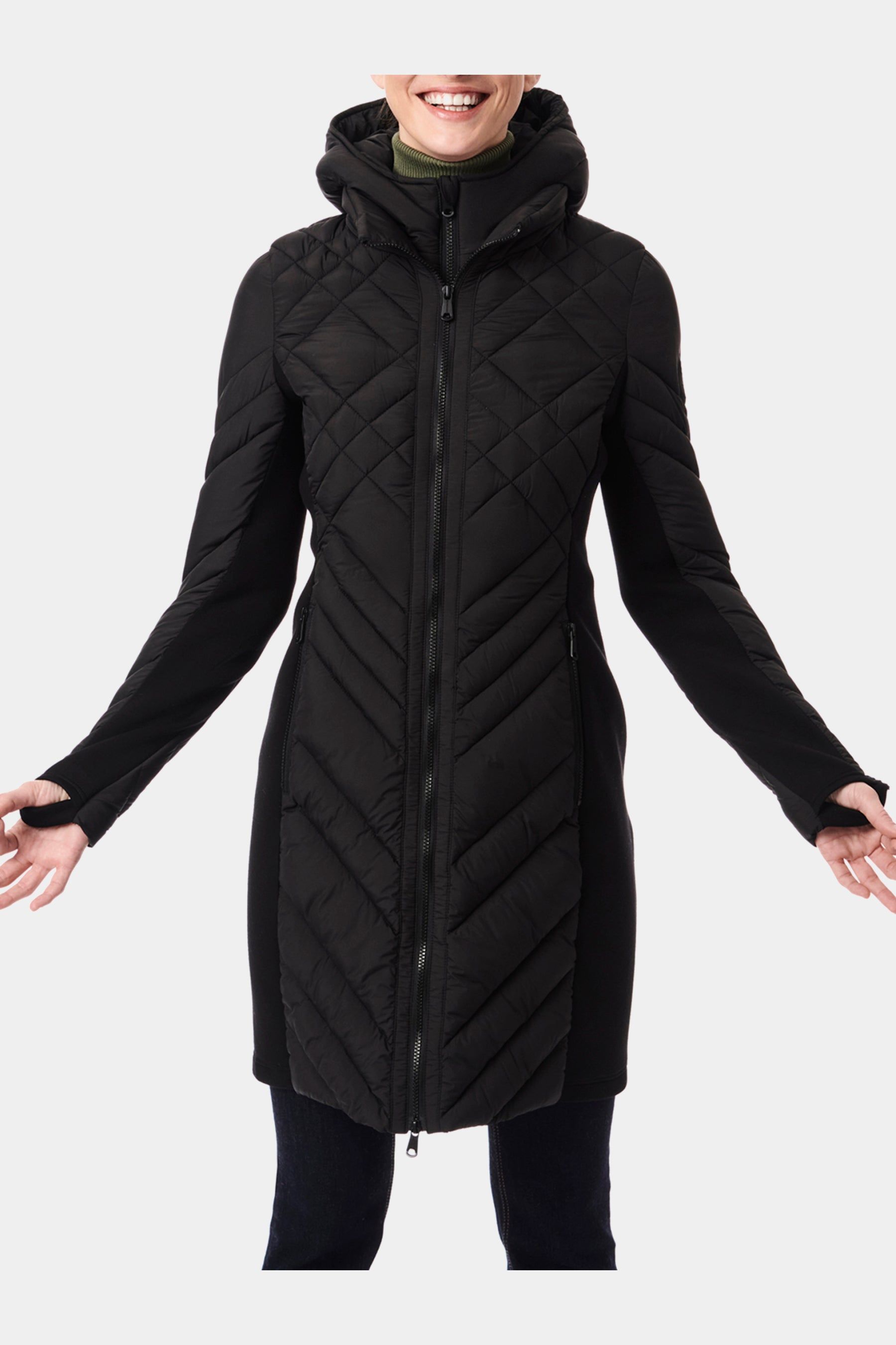 Lattice Quilt Walker Coat sold by Lord & Taylor product image thumbnail 2