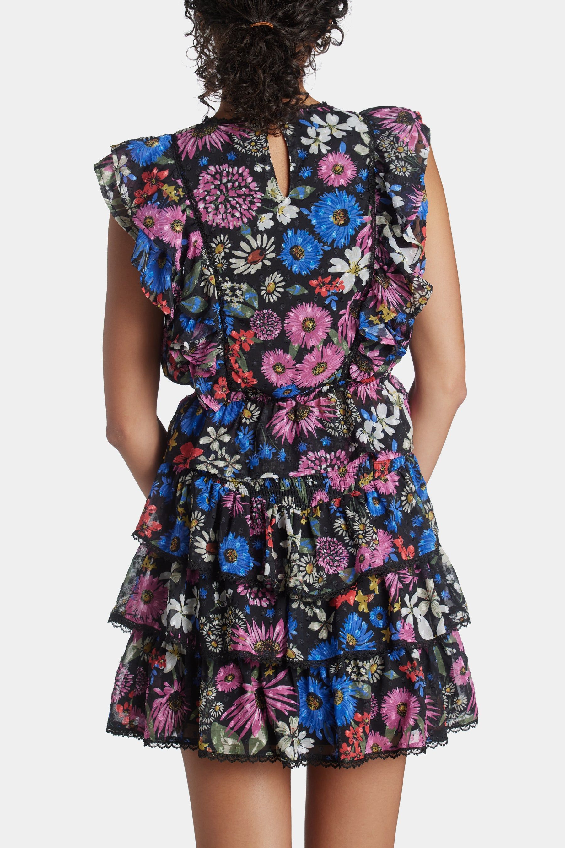 RUFFLE PRINTED TOP sold by Lord & Taylor product image thumbnail 2