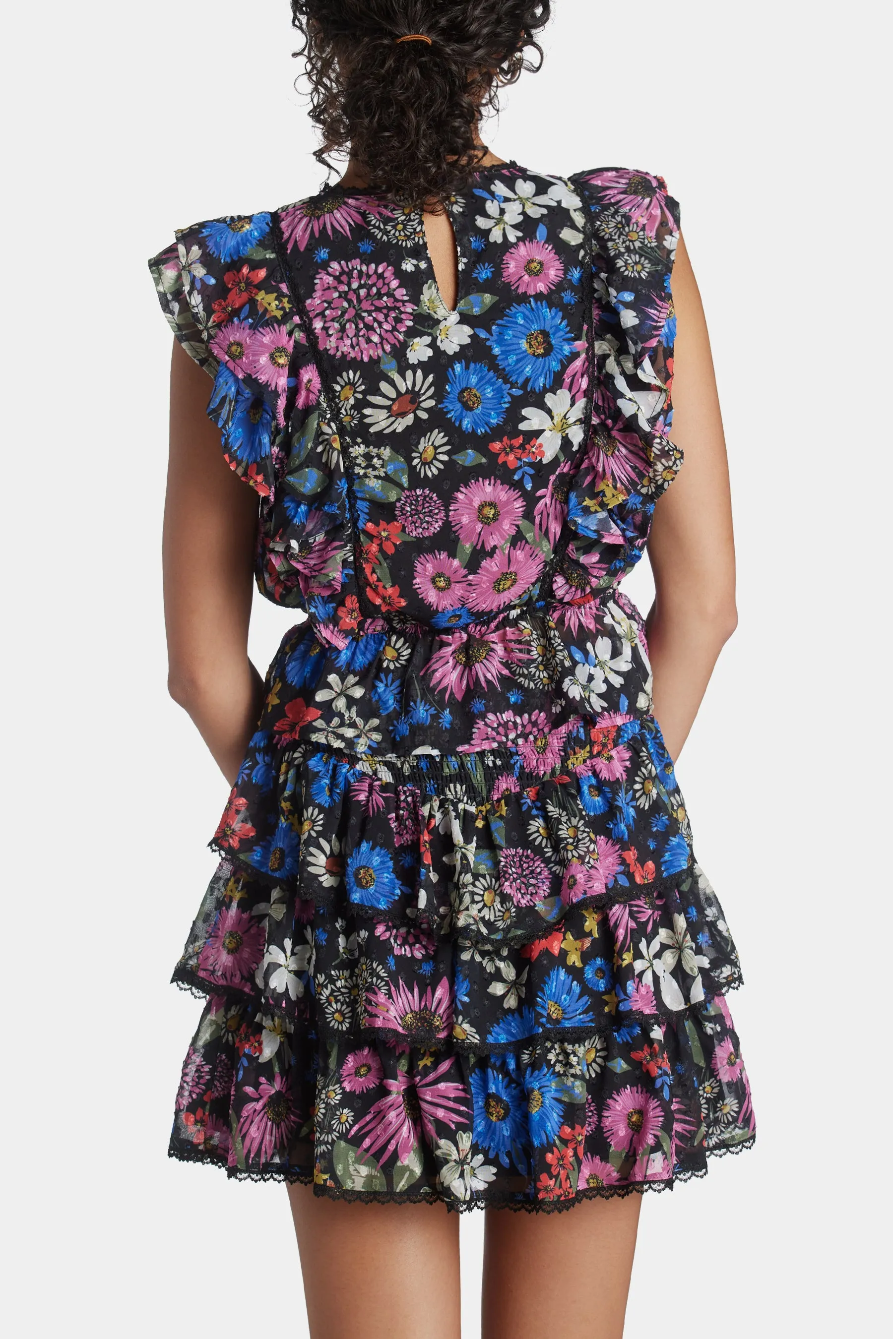 RUFFLE PRINTED TOP sold by Lord & Taylor product image thumbnail 2