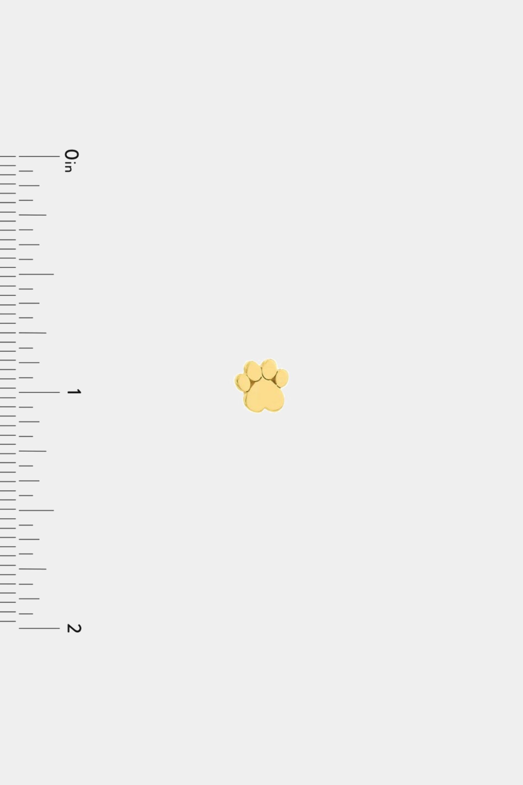 Dog Paw Stud Earrings sold by Lord & Taylor product image thumbnail 2