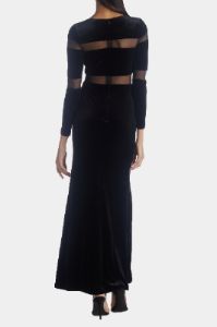 Long Sleeve Velvet Illusion Cutout sold by Lord & Taylor
