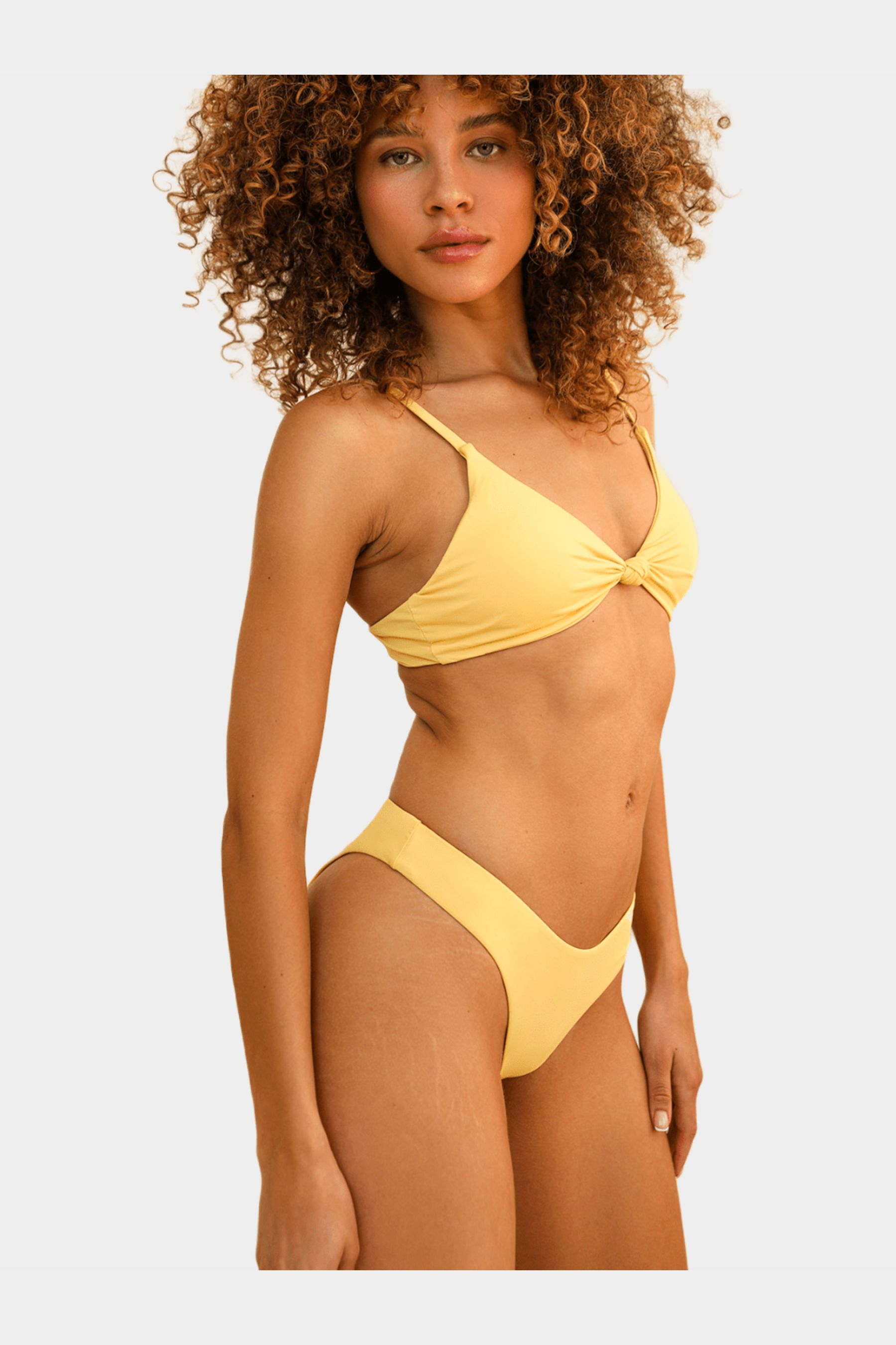 Zen Yellow Bikini Top sold by Lord & Taylor