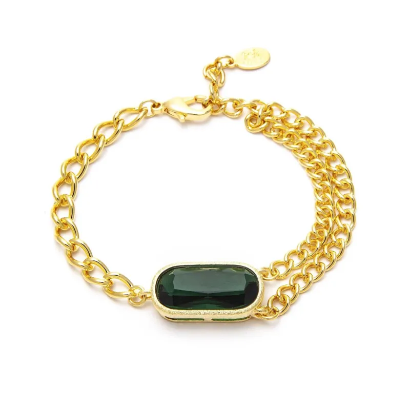 Emerald Crystal Bracelet sold by Lord & Taylor