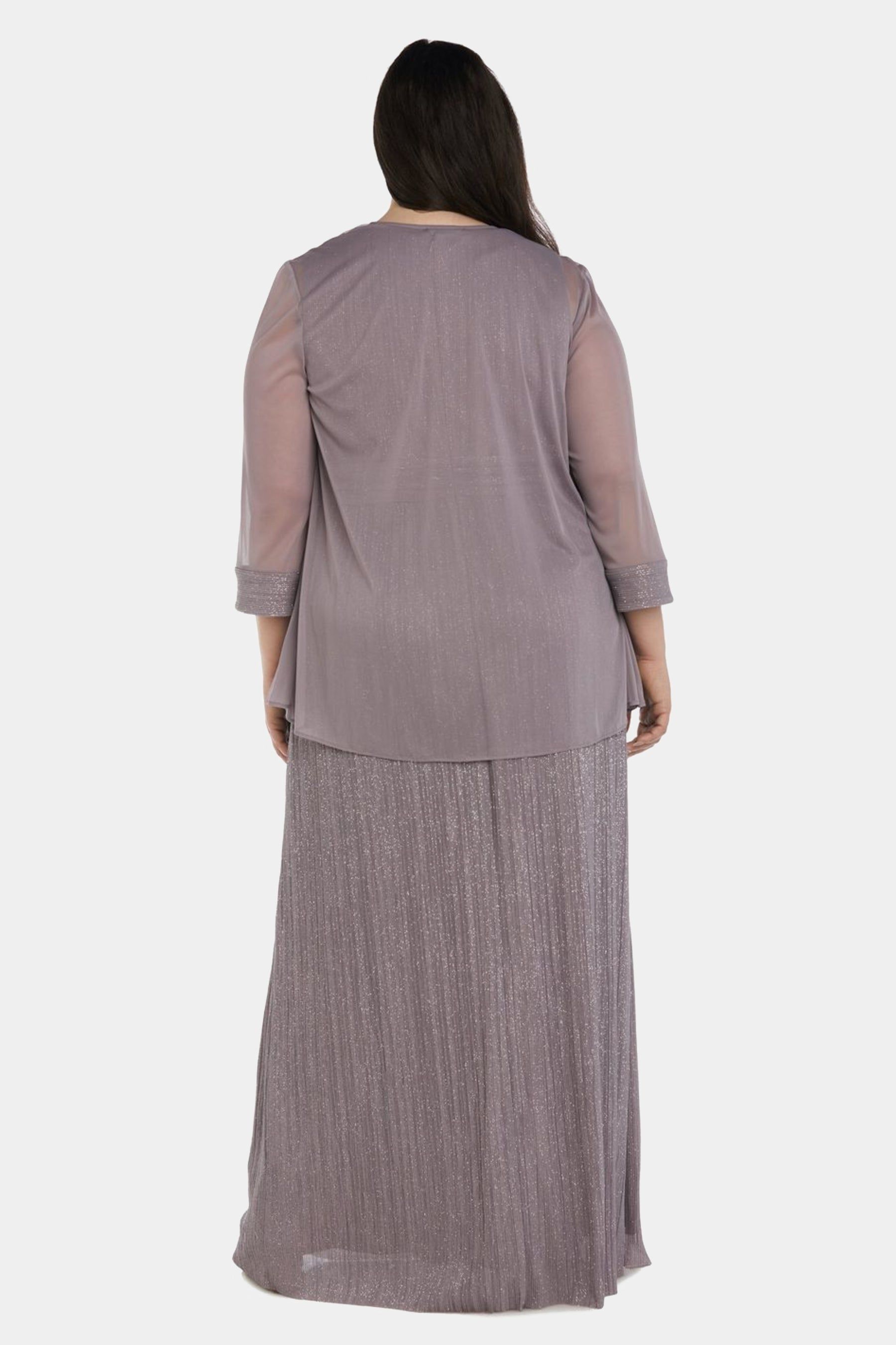 Flyaway 3/4 Sleeve Jacket Over Long Dress sold by Lord & Taylor product image thumbnail 2