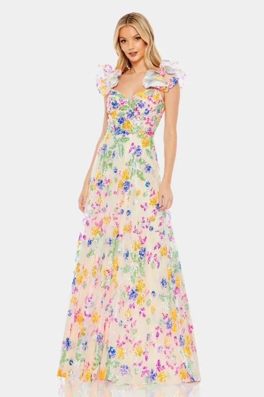Embellished Ruffle Gown sold by Lord & Taylor