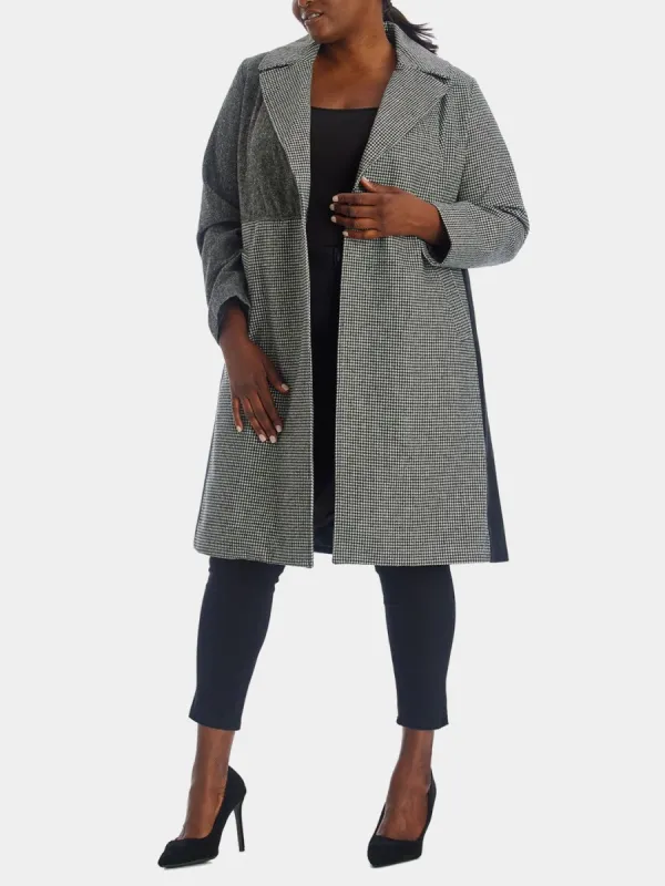 Mixed Media Faux Wool Coat sold by Lord & Taylor