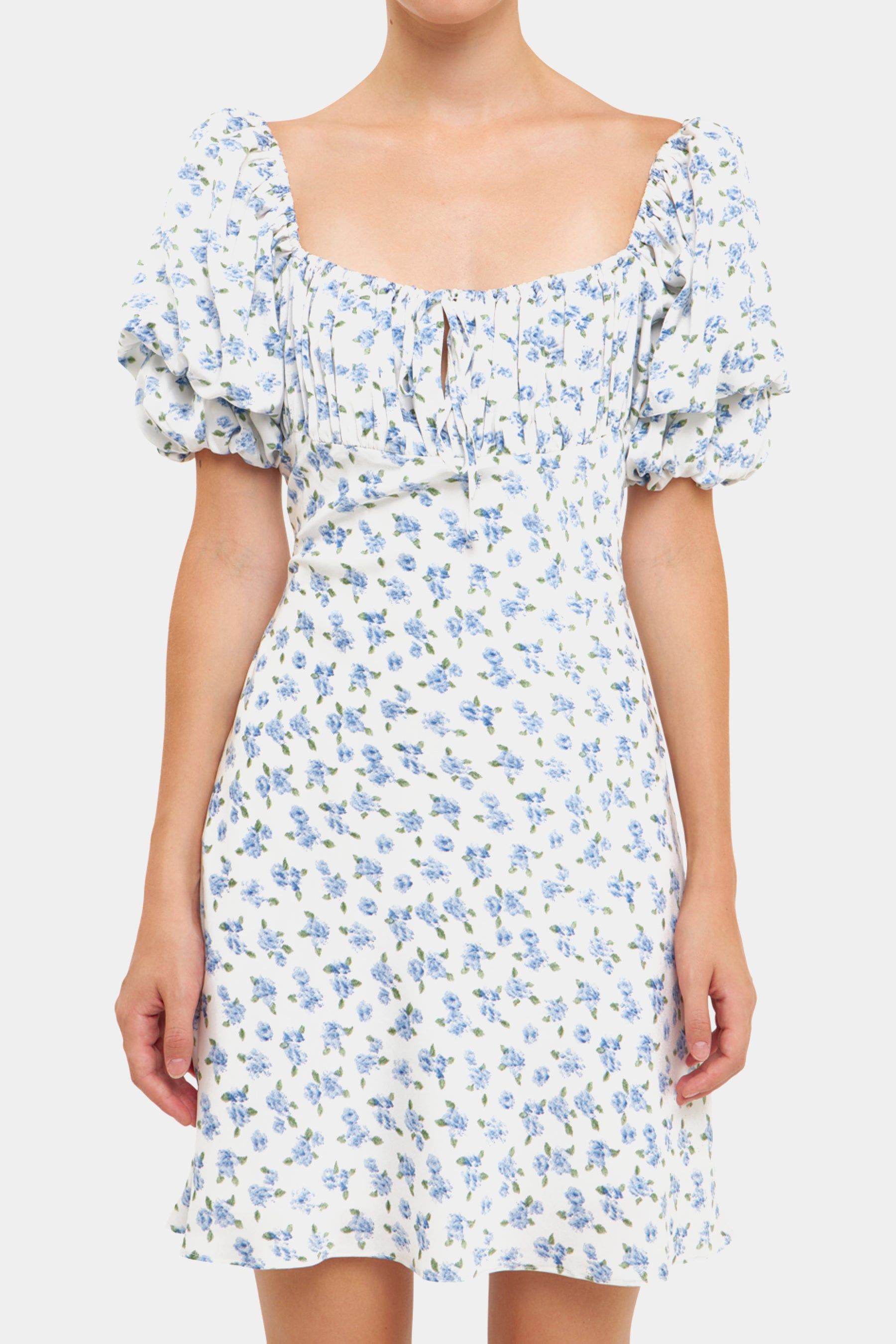 Floral Print Satin Mini Dress sold by Lord & Taylor product image thumbnail 4