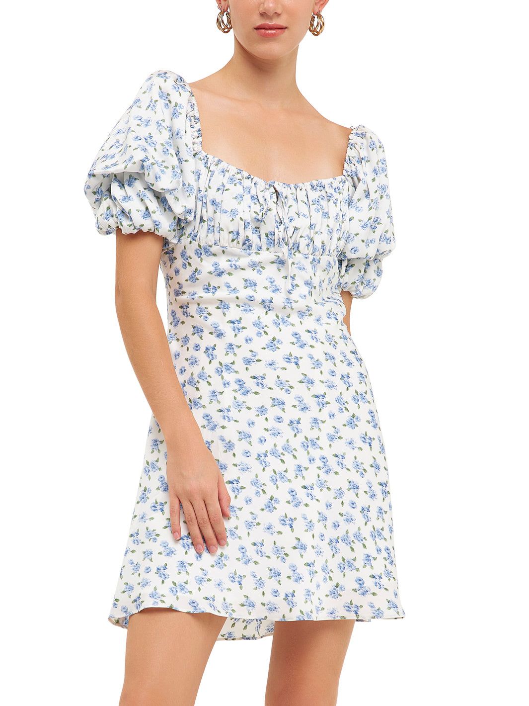 Floral Print Satin Mini Dress sold by Lord & Taylor product image thumbnail 6