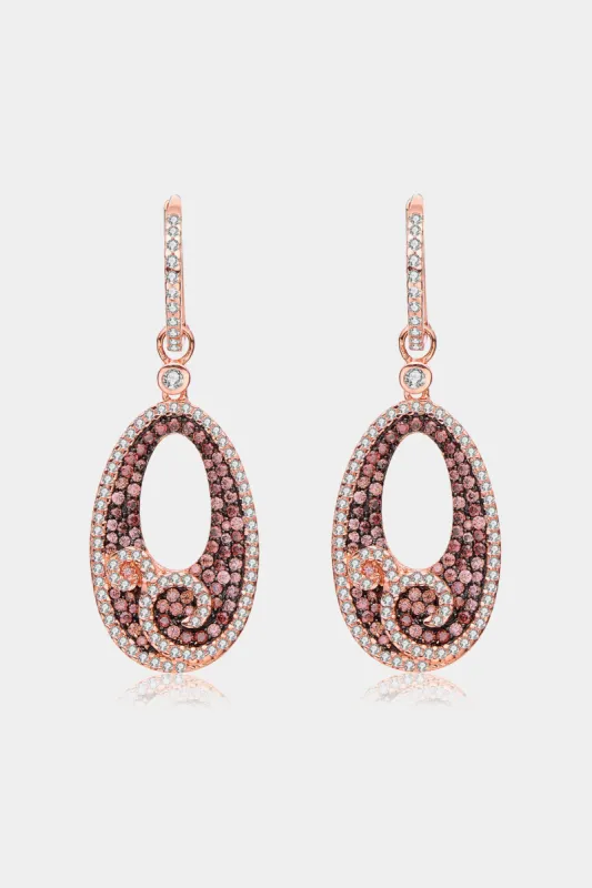 CZ Coffe Earrings sold by Lord & Taylor