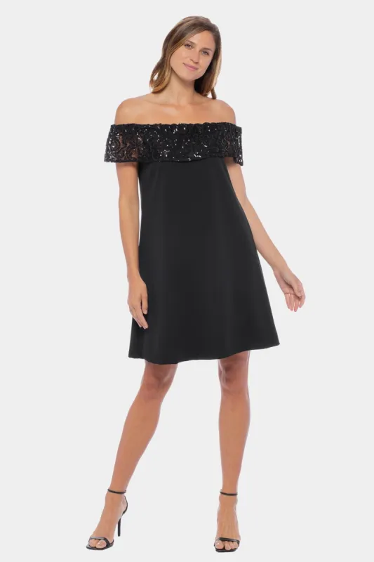Off The Shoulder Sequin Lace Dress sold by Lord & Taylor