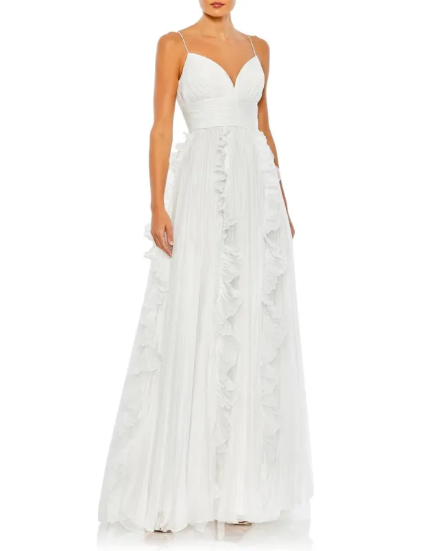 Pleated Sleeveless Flowy Gown sold by Lord & Taylor
