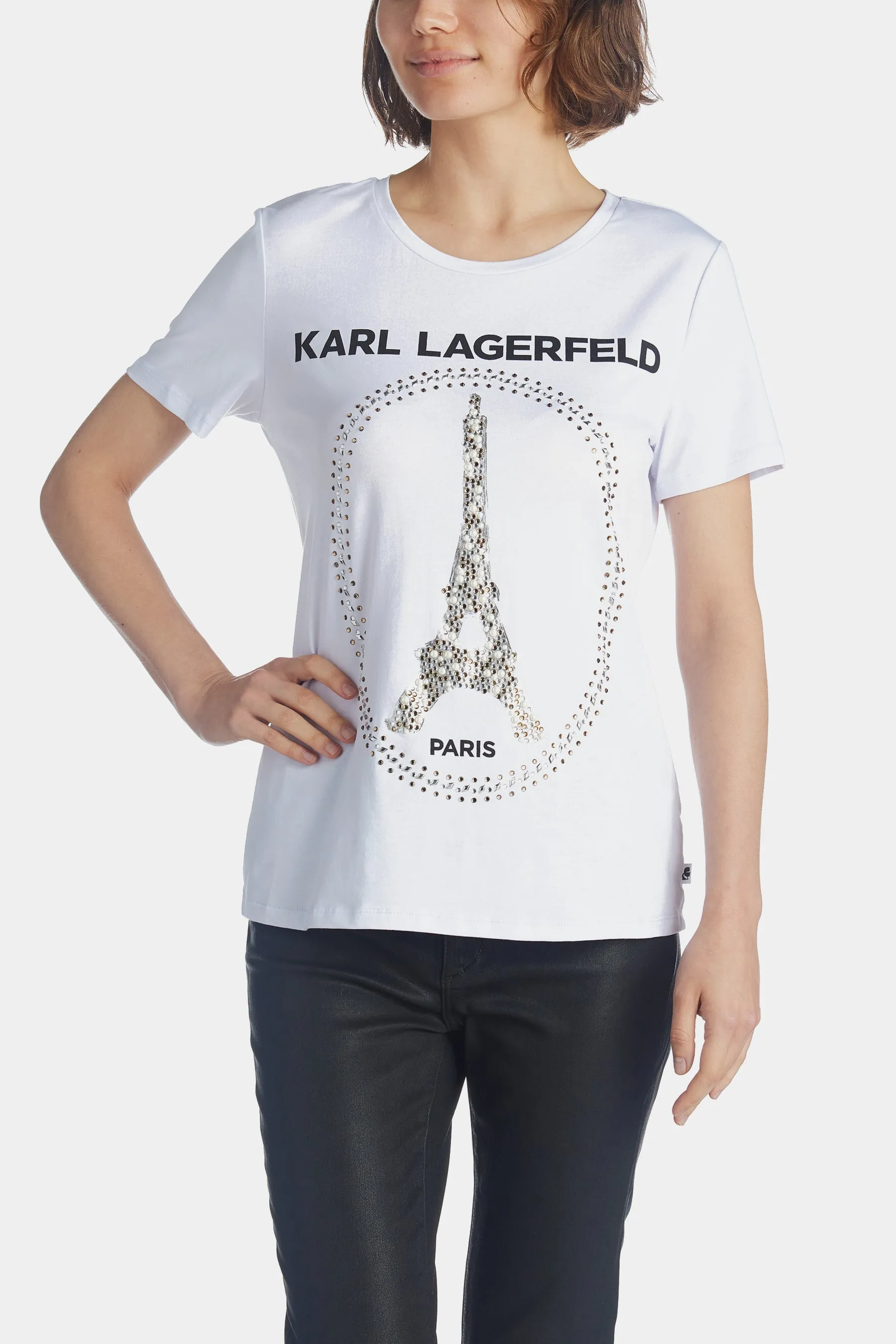 Bead Eiffel Circle Tee sold by Lord & Taylor product image thumbnail 5