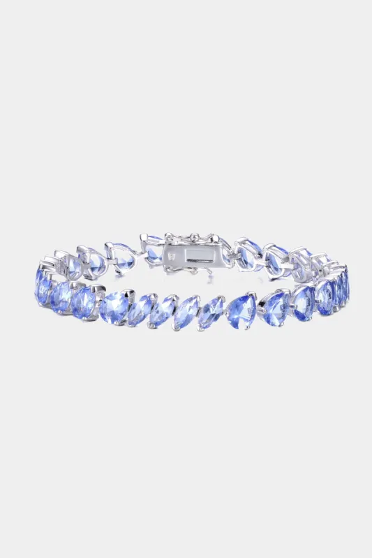 CZ Blue Stunning Tennis Bracelet sold by Lord & Taylor
