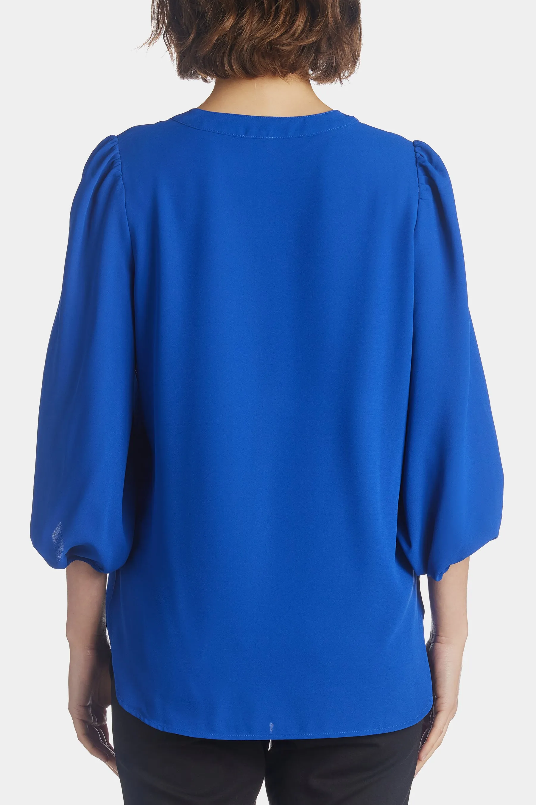 Split Neck High Low Long Sleeve Blouse sold by Lord & Taylor product image thumbnail 5