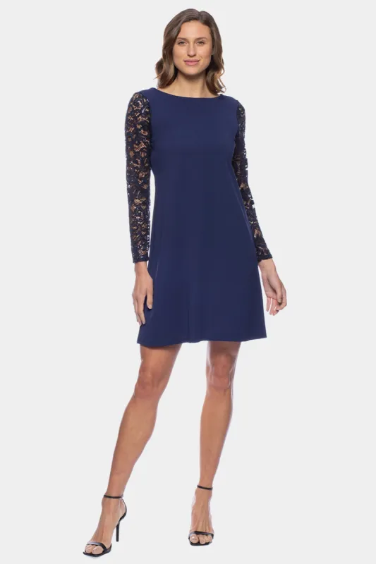 V-Back Sequin Lace Dress sold by Lord & Taylor