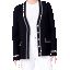 Knit Contrast Cardigan sold by Lord & Taylor product image thumbnail 4