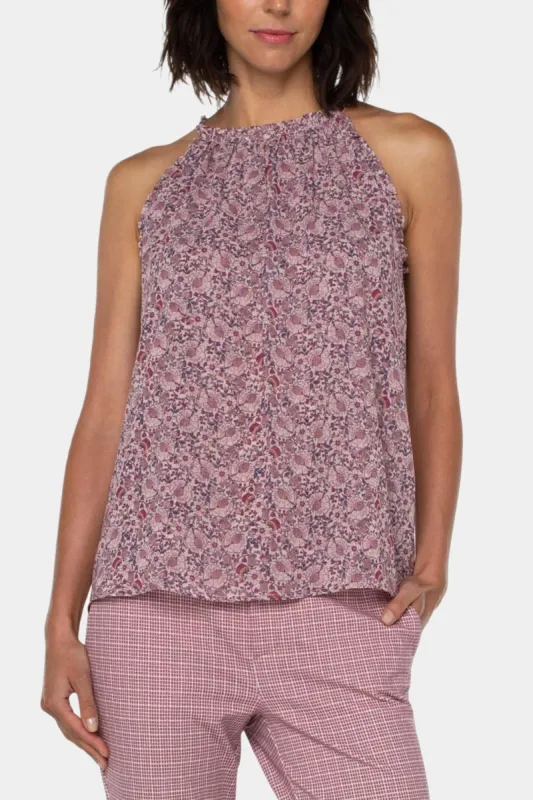 Double Layer Sleeveless Ruffled Top sold by Lord & Taylor