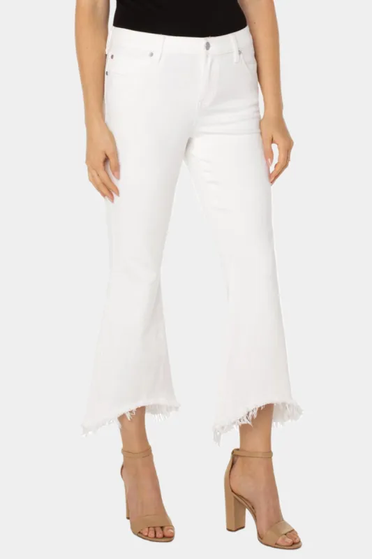 Hannah Crop Flare Denim sold by Lord & Taylor