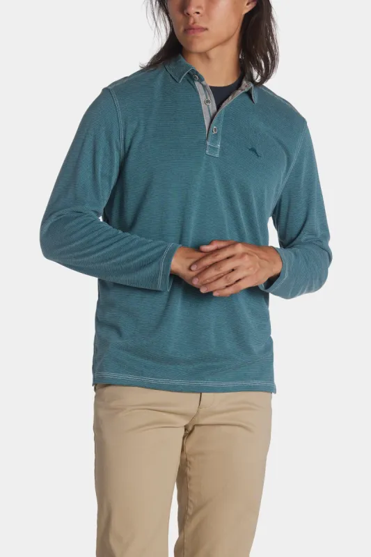 Paradise Cove Long Sleeves Polo T-Shirt sold by Lord & Taylor
