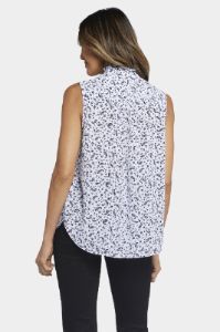 Sleeveless Ruffle Neck Blouse sold by Lord & Taylor