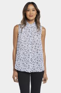 Sleeveless Ruffle Neck Blouse sold by Lord & Taylor