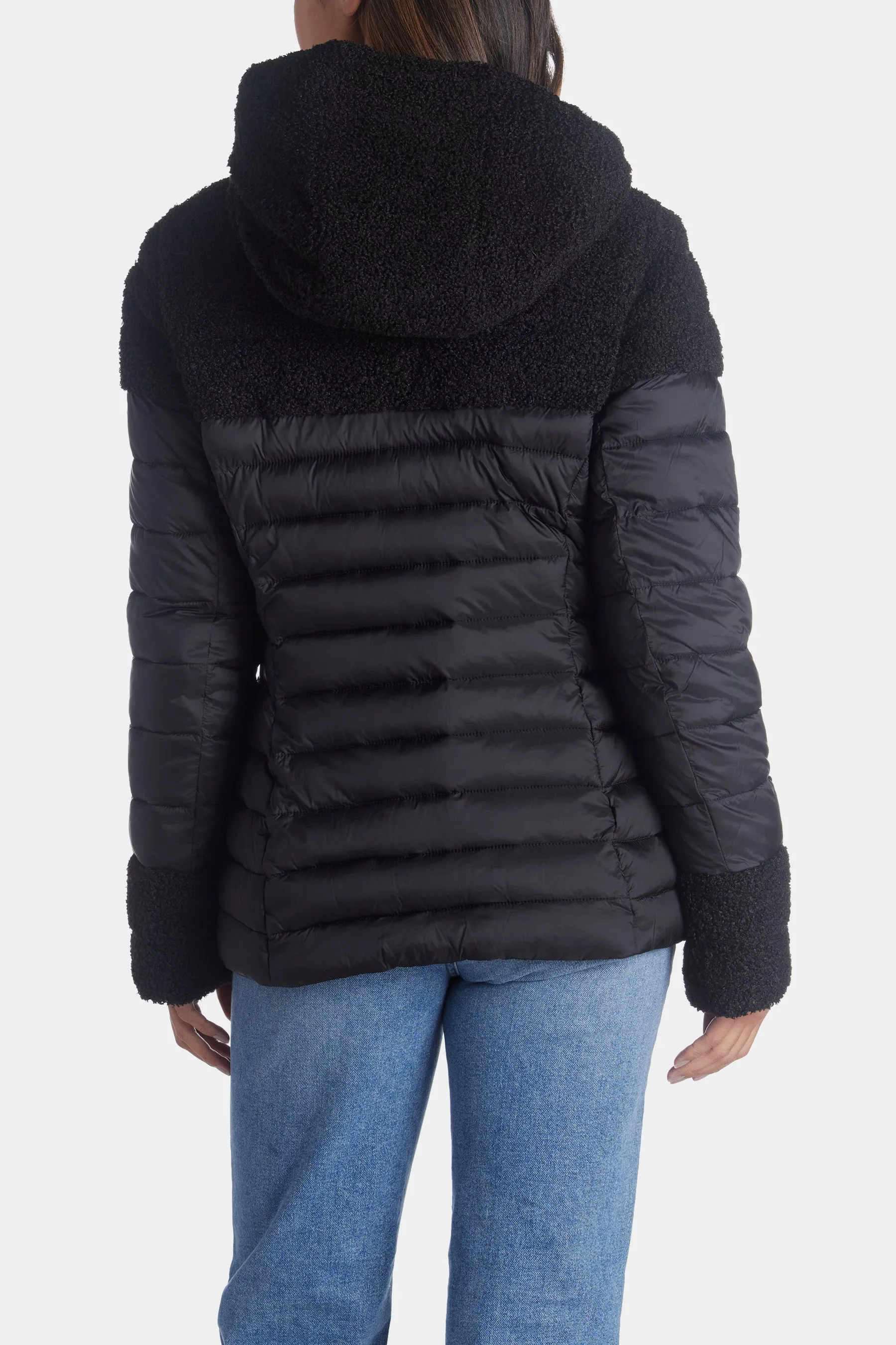 Metallic Marshmallow Hooded Jacket sold by Lord & Taylor product image thumbnail 2