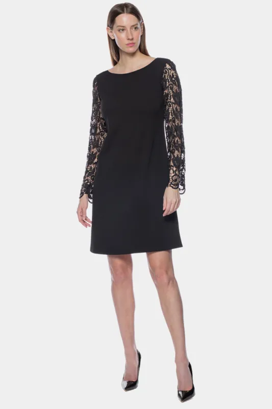V-back Lace Sleeve A-Line Dress sold by Lord & Taylor