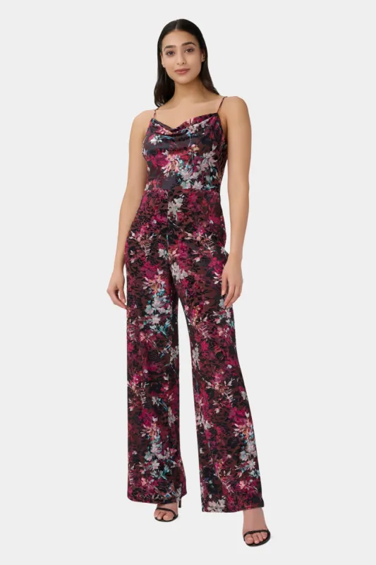 Velvet Burnout Jumpsuit sold by Lord & Taylor